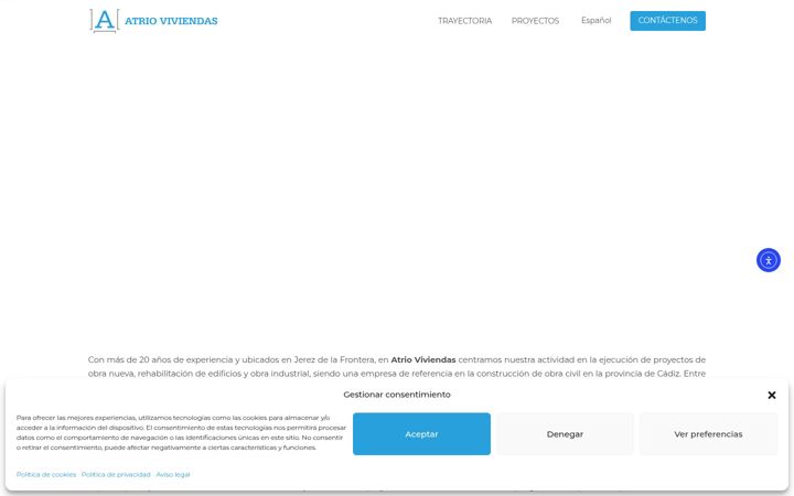 Screenshot of atrioviviendas.com