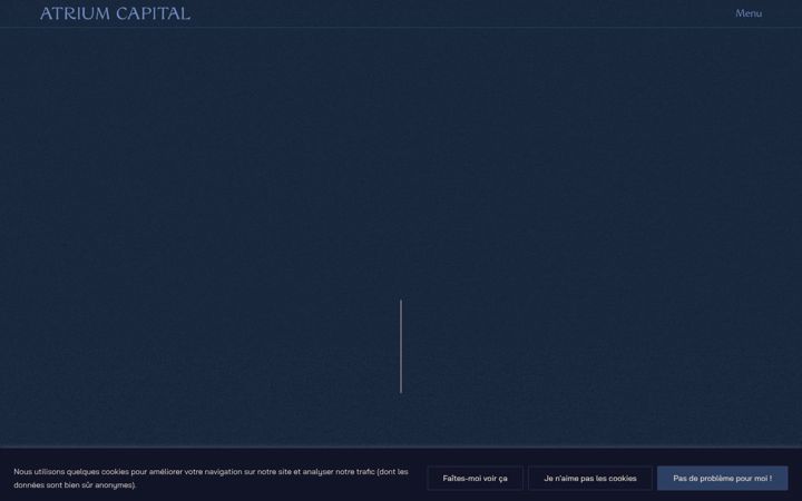 Screenshot of atrium-capital.com