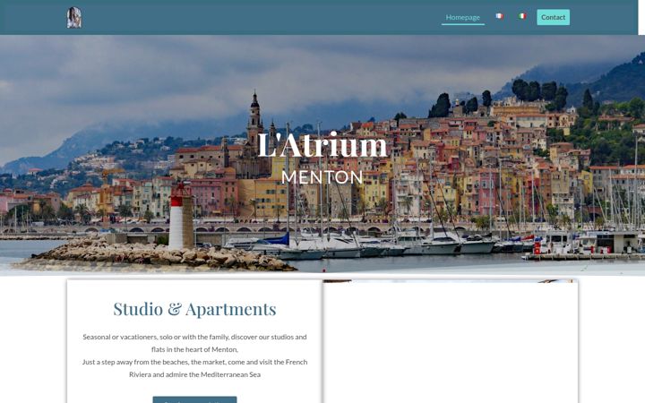 Screenshot di atrium-menton.com