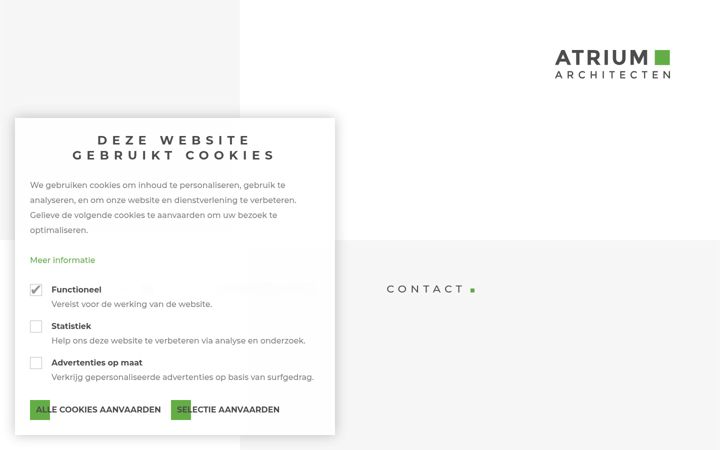Screenshot of atriumarchitecten.be