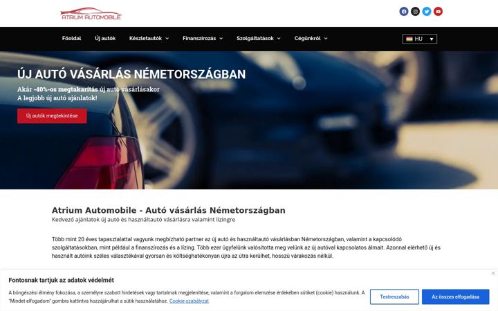 Screenshot of atriumautomobile.de