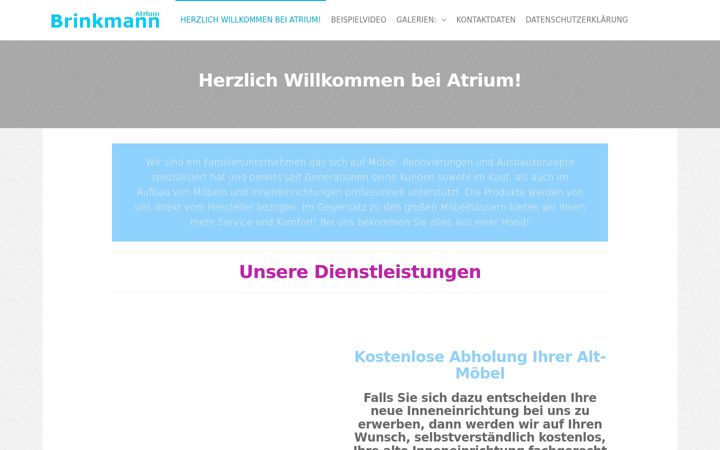 Screenshot of atriumbrinkmann.de