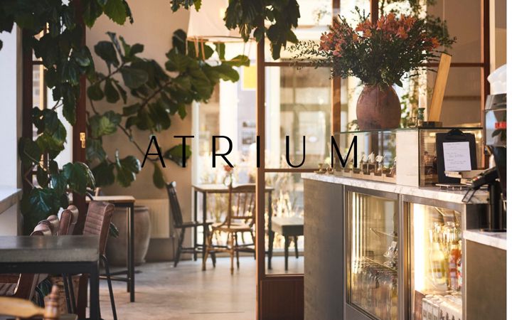 Skärmbild av atriumcafe.se