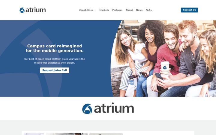 Screenshot of atriumcampus.com