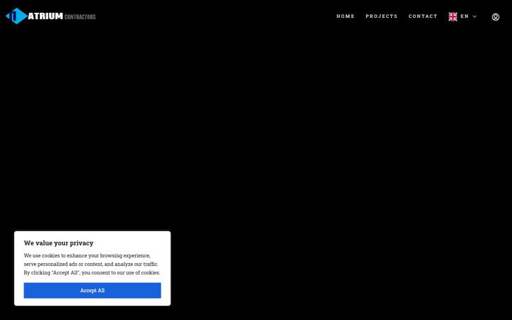 Screenshot of atriumcontractors.com
