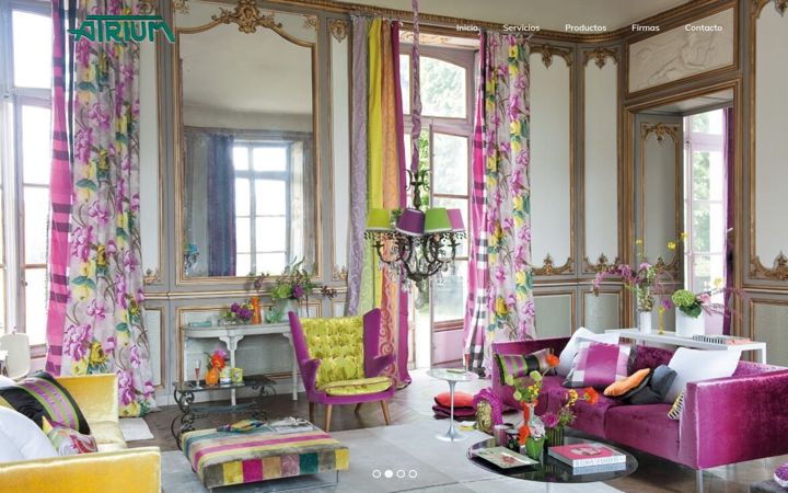 Screenshot of atriumdecoracion.com