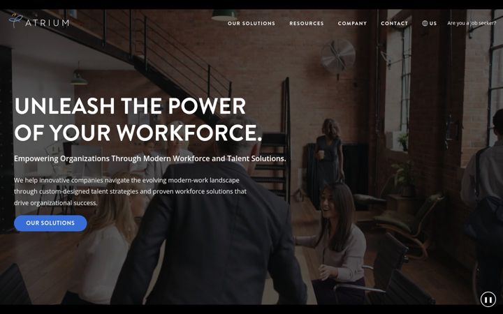Screenshot of atriumglobal.com