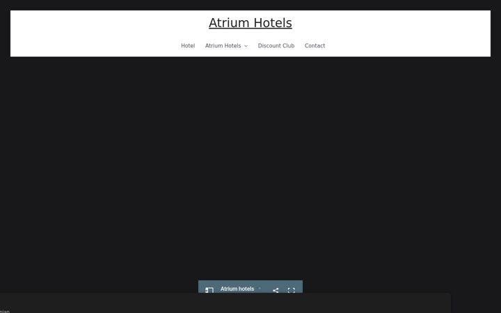 Screenshot of atriumhotels.ro