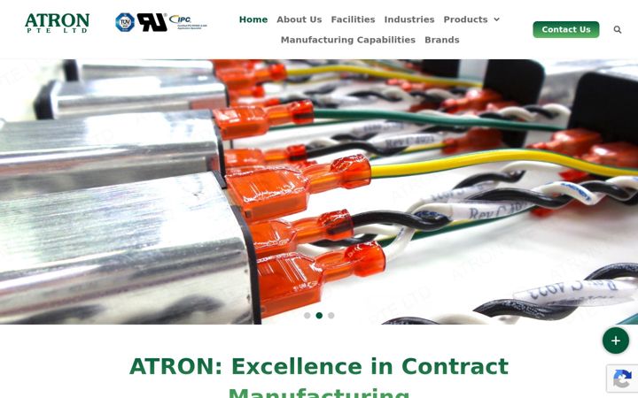 Screenshot of atron.com.sg