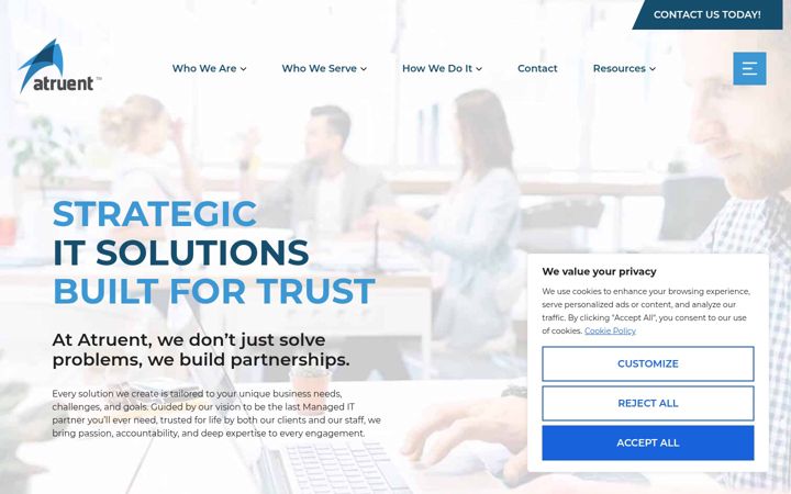 Screenshot of atruent.com