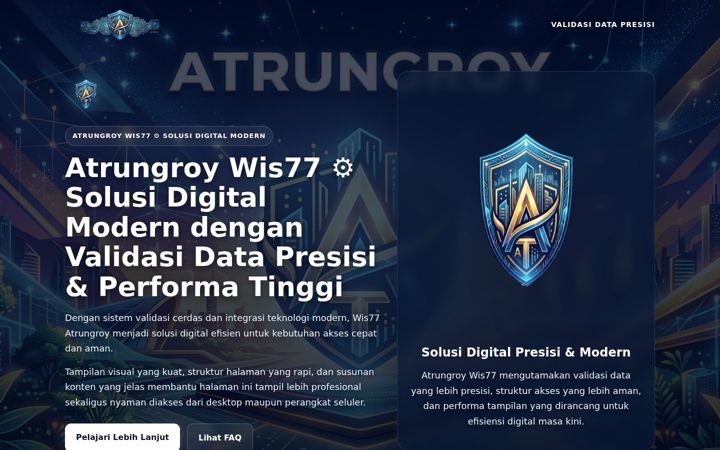 Screenshot of atrungroy.com