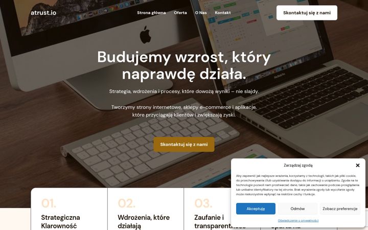 Screenshot of atrust.io