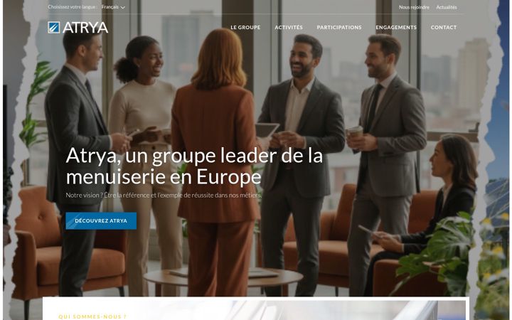 Screenshot of atrya.com