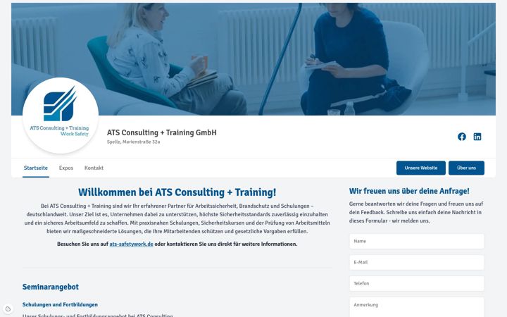 Screenshot of ats-akademie.de