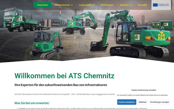 Capture d'écran de ats-chemnitz.de