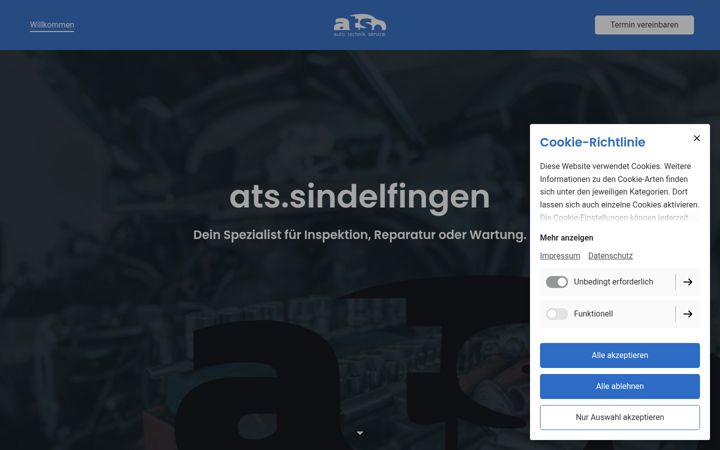 Screenshot of ats-sindelfingen.de