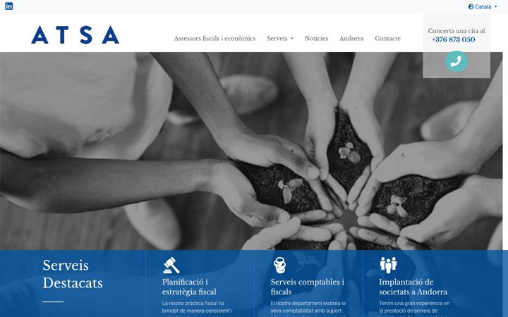 Screenshot of atsa.ad