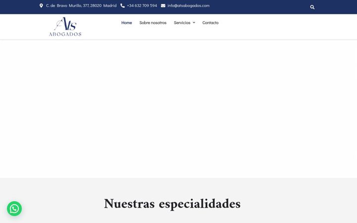 Skjámynd af atsabogados.com