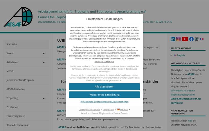 Screenshot of atsaf.org