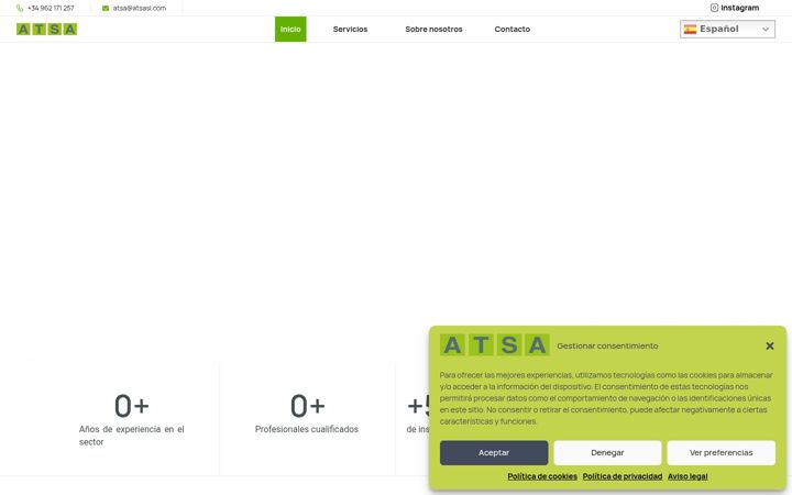 Skjámynd af atsasl.com