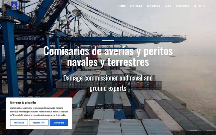 Screenshot of atscomisariosdeaverias.com