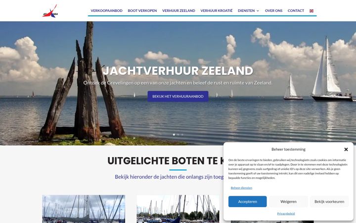 Screenshot of atsea.nl
