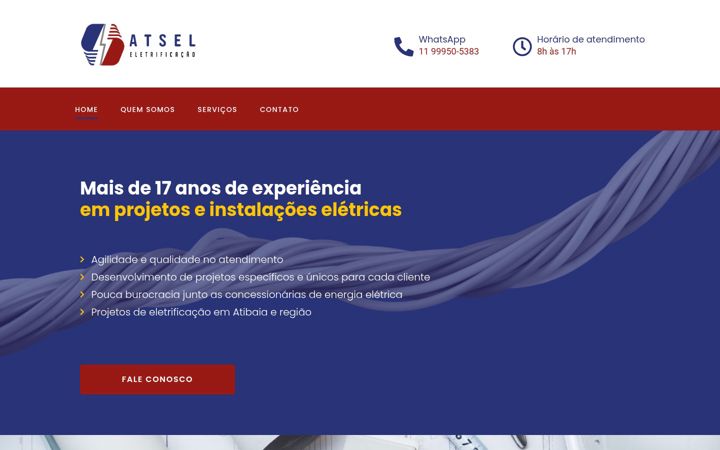 Screenshot of atsel.com.br