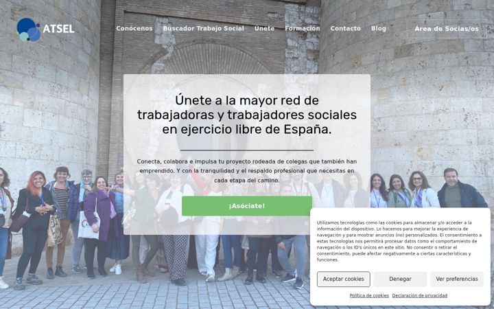 Screenshot of atsel.org