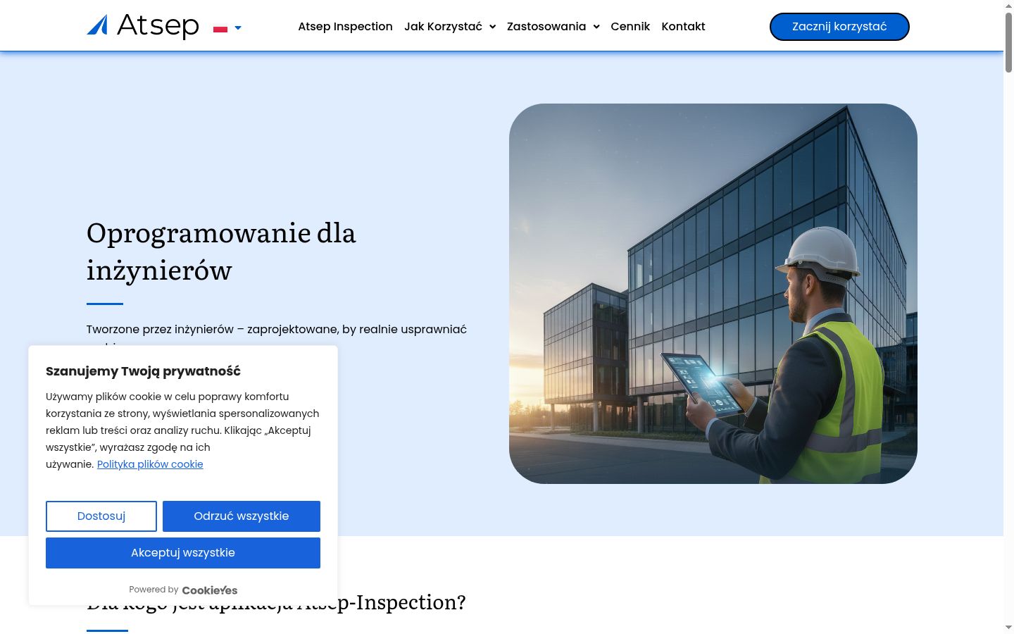 Snímka obrazovky banera súhlasu zobrazeného pred akoukoľvek interakciou