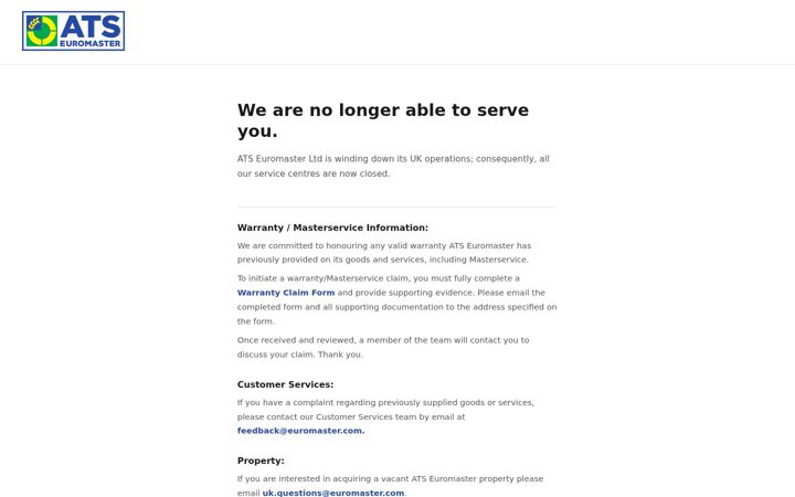 Screenshot of atseuromaster.co.uk