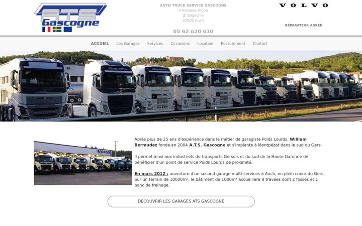 Screenshot of atsgascogne.fr