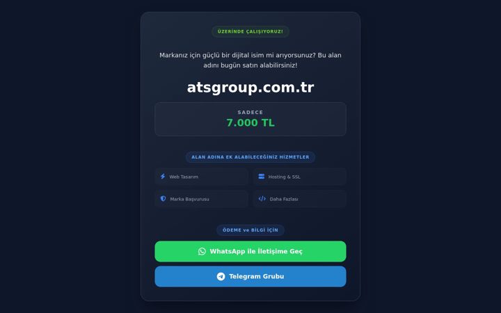 Screenshot of atsgroup.com.tr