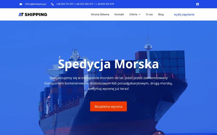 Screenshot ta' atshipping.pl