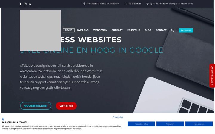 Screenshot of atsites.nl