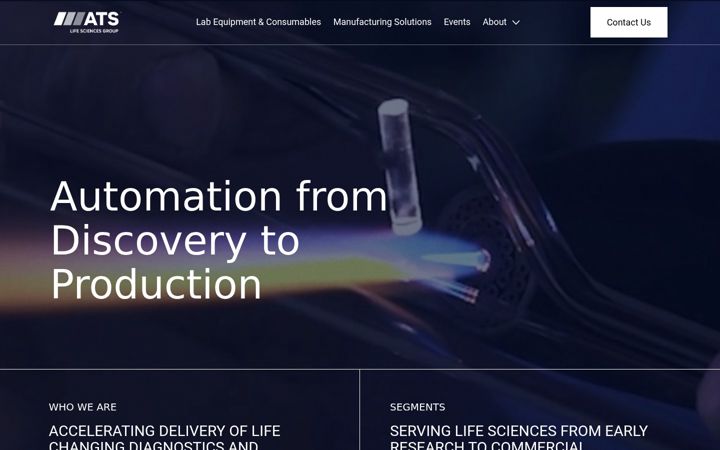 Screenshot of atslifesciencesgroup.com