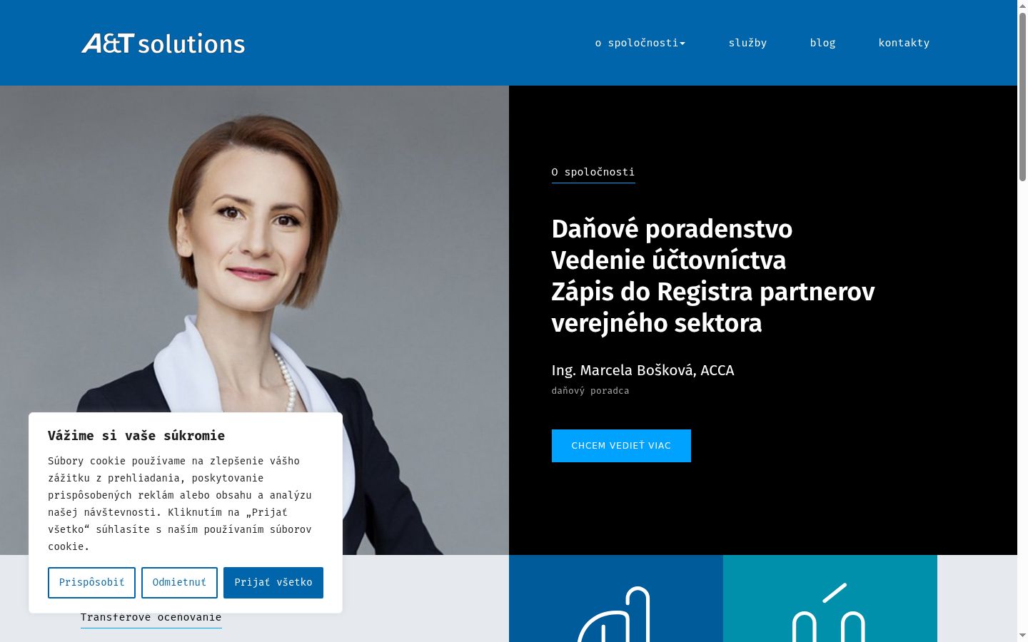 Ekrānuzņēmums ar piekrišanas baneri, kas tika rādīts pirms jebkādas mijiedarbības