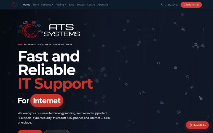 Screenshot of atssystems.com.au