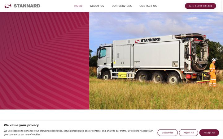 Screenshot of atstannard.co.uk