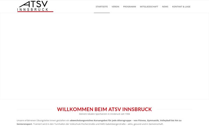 Screenshot of atsv-innsbruck.at