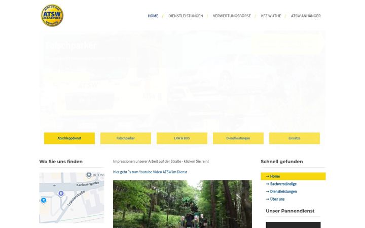 Screenshot of atsw.at