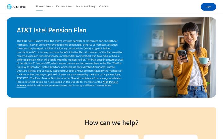 Screenshot of att-istelpension.co.uk