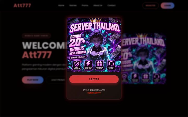 Screenshot of att777.co