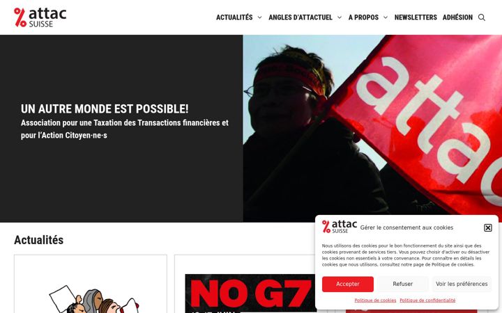 Screenshot of attac.ch
