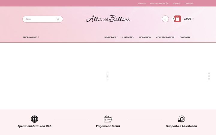 Screenshot of attaccabottonesnc.it