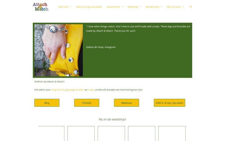 Screenshot of attachandmatch.nl