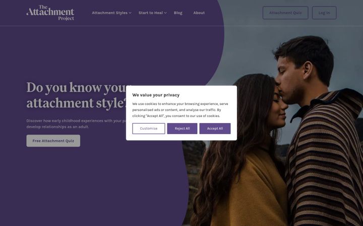 Zrzut ekranu attachmentproject.com