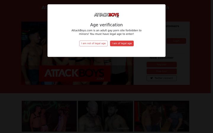Ekrānuzņēmums no attackboys.com