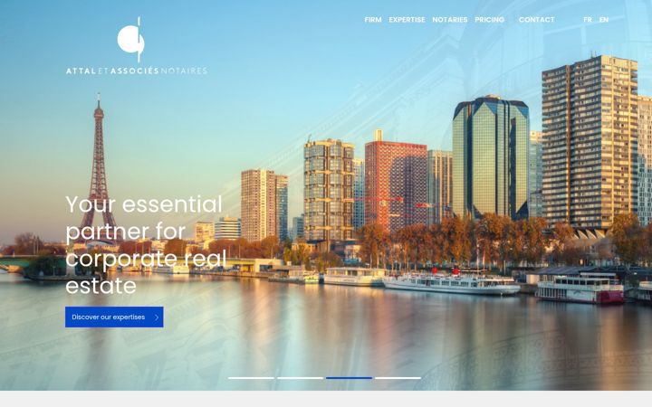 Screenshot of attal-notaires.com