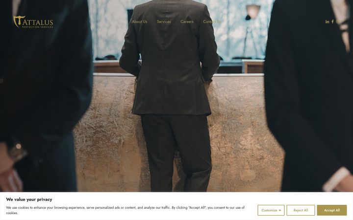 Screenshot of attalusprotection.com