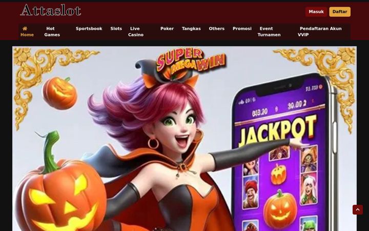 Screenshot of attaslots.com